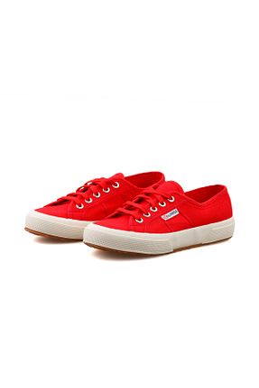 کفش اسنیکر قرمز زنانه بند دار Superga - کد 655287958