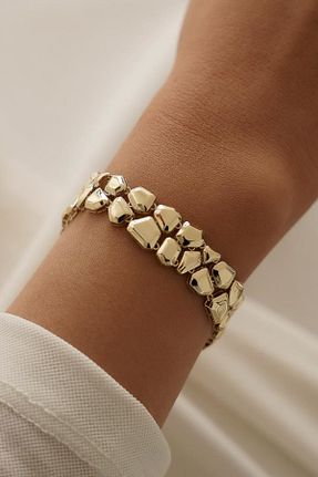دستبند طلا زرد زنانه 14 عیار ALTINTAŞ KUYUMCULUK - کد 655392039