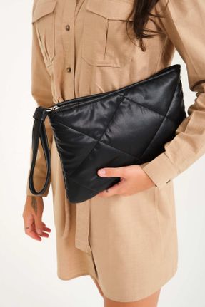 کیف دستی مشکی زنانه سایز کوچک چرم مصنوعی کد 352446822