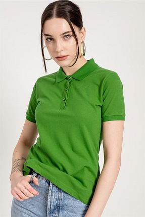 تیشرت سبز زنانه اسلیم فیت JAHR MARC - کد 234075452
