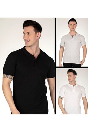 پولوشرت سفید مردانه پارچه artofdress - کد 656076692