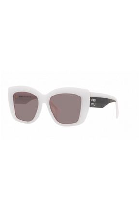 عینک آفتابی طوسی زنانه UV400 Miu Miu - کد 446221196