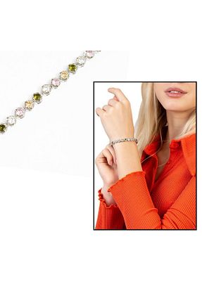 دستبند استیل (فولاد) رنگی زنانه استیل (فولاد) EbruHome - کد 656156512