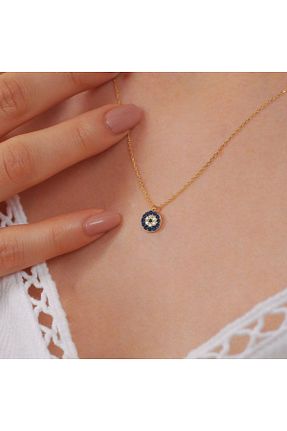 گردنبند نقره طلائی زنانه 925 عیار N!da Jewelry - کد 654702440
