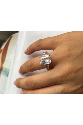 انگشتر نقره صورتی زنانه GÜLŞAH SEZER - کد 655523270