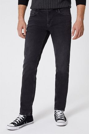 شلوار جین طوسی مردانه پاچه تنگ Lee Cooper - کد 366461463