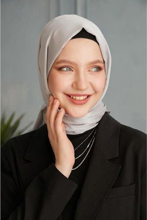 شال طوسی زنانه پلی استر cilbabhane - کد 655433197