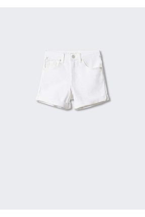 شلوارک و برمودا سفید بچه گانه جین MANGO Kids - کد 656064230