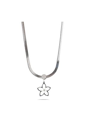 گردنبند استیل ( فولاد ) زنانه استیل (فولاد) Tesbihane - کد 656159359