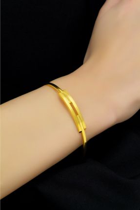 دستبند طلا زرد زنانه کد 657057350