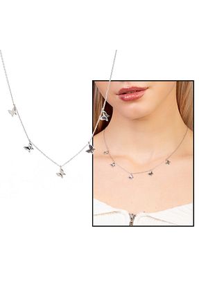 گردنبند نقره زنانه 925 عیار Tesbihane - کد 656159018