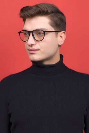عینک محافظ نور آبی مشکی زنانه مات LUNOX - کد 335655752