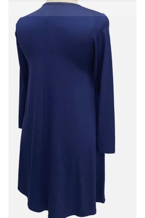 تونیک آبی زنانه بافتنی سایز بزرگ کد 327817893