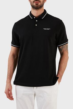 پولوشرت مشکی مردانه %100 پنبه Armani Exchange - کد 656637283