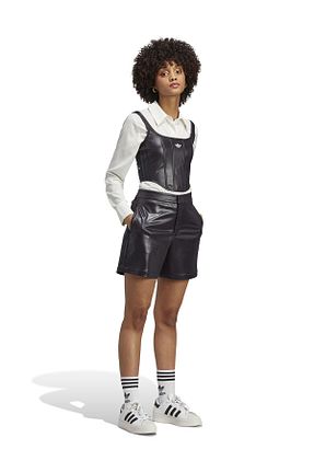 شلوارک و برمودا مشکی زنانه پارچه adidas - کد 656782363
