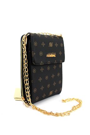 کیف دوشی مشکی زنانه چرم مصنوعی Armine - کد 656873358