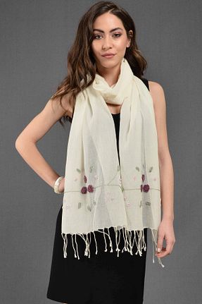 دستمال گردن بنفش زنانه پنبه ای Dosimira - کد 86179060