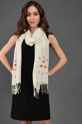 دستمال گردن نارنجی زنانه پنبه ای Dosimira - کد 86179938