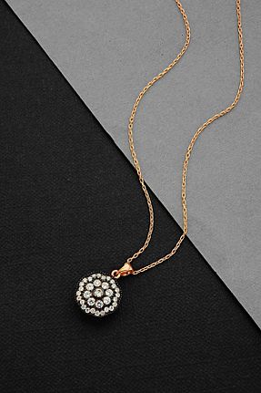 گردنبند نقره صورتی زنانه 925 عیار Argentum Concept - کد 86203986