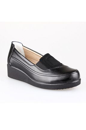 کفش کژوال مشکی زنانه چرم مصنوعی EDİK - کد 86573942