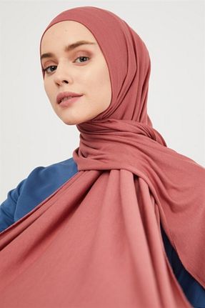 شال صورتی زنانه پنبه ای Nacar - کد 87669273