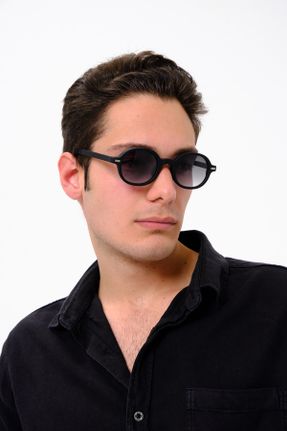 عینک آفتابی مشکی مردانه 45 UV400 پلاستیک مات کد 658603368