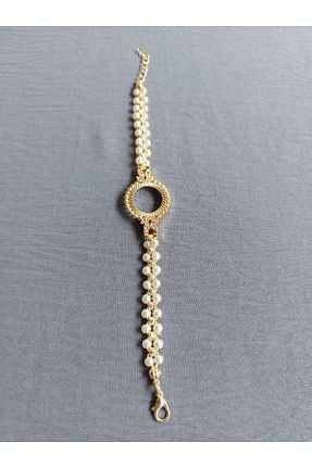 دستبند جواهر طلائی زنانه زیرکن GEZERGOLD TAKI - کد 658667356