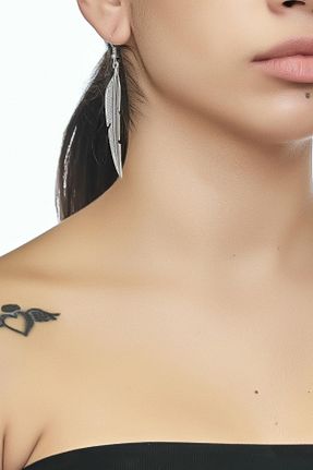 گوشواره جواهر روکش نقره ZeyDor Accessories - کد 89470557