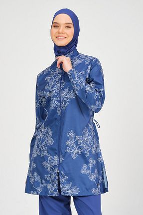 مایو حجاب سرمه ای زنانه مخلوط پلی آمید Alfasa - کد 658304438