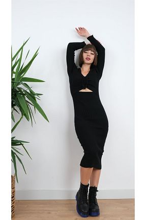 لباس مشکی زنانه بافتنی Miapiashop - کد 388938224