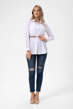 کمربند بژ زنانه چرم مصنوعی Fiori - کد 321693040