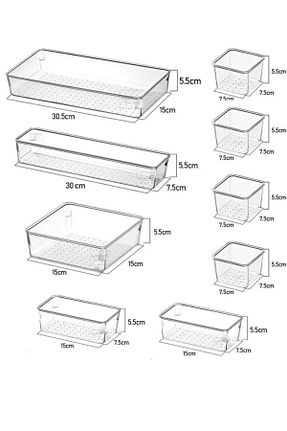 نظم دهنده کمد سفید اکریلیک کد 635805641