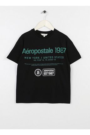 تیشرت مشکی بچه گانه اورسایز Aeropostale - کد 658126411