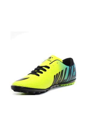 کفش فوتبال چمن مصنوعی زرد مردانه چرم مصنوعی کد 271904254