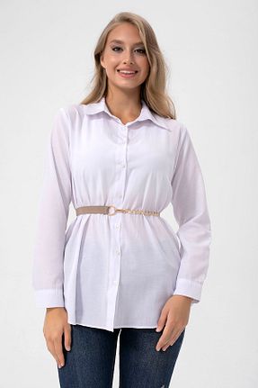 کمربند بژ زنانه چرم مصنوعی Fiori - کد 321693040