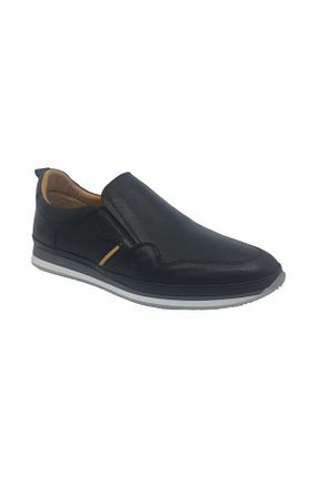 کفش کژوال مشکی مردانه چرم خالص Çetintaş - کد 658634446