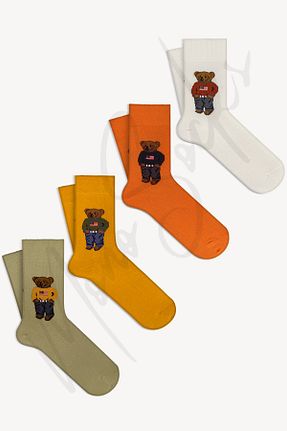 جوراب سبز زنانه پنبه ای Mono Socks - کد 409950438