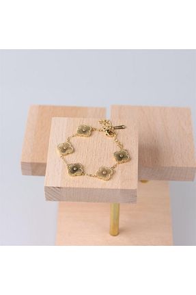 دستبند استیل (فولاد) طلائی زنانه استیل (فولاد) Entrendi Cansus - کد 658846402