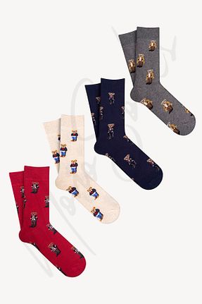 جوراب رنگی زنانه پنبه ای Mono Socks - کد 379321082