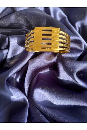 دستبند استیل (فولاد) طلائی زنانه استیل (فولاد) TS AKSESUAR - کد 659982530