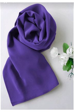 شال بنفش زنانه شیفون ADASTYLE - کد 660023316