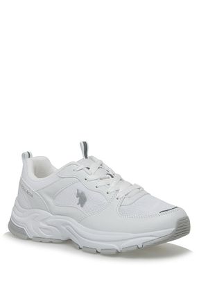 کفش اسنیکر سفید زنانه بند دار U.S. Polo Assn. - کد 660148426