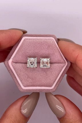 گوشواره الماس سفید 0,6-1 Crystal Diamond Zirconia - کد 660157658