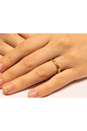انگشتر طلا زرد زنانه کد 660092111