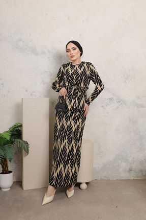 لباس مشکی زنانه بافتنی MODAEFA - کد 660323254
