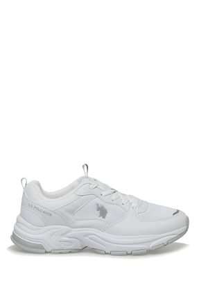 کفش اسنیکر سفید زنانه بند دار U.S. Polo Assn. - کد 660148426