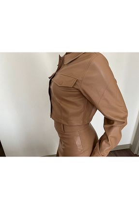 پیراهن قهوه ای زنانه اسلیم فیت mrs sale - کد 660172506