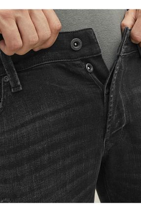شلوار جین مشکی مردانه رگولار Jack & Jones - کد 660883830