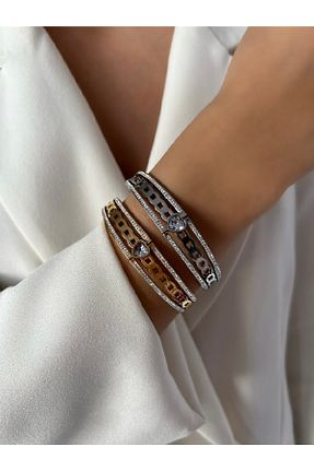 دستبند استیل (فولاد) طلائی استیل ضد زنگ İNN JEWELLERY - کد 659918324