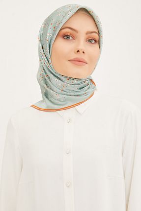 روسری سفید کرپ ساتن ابریشم Armine - کد 660760708